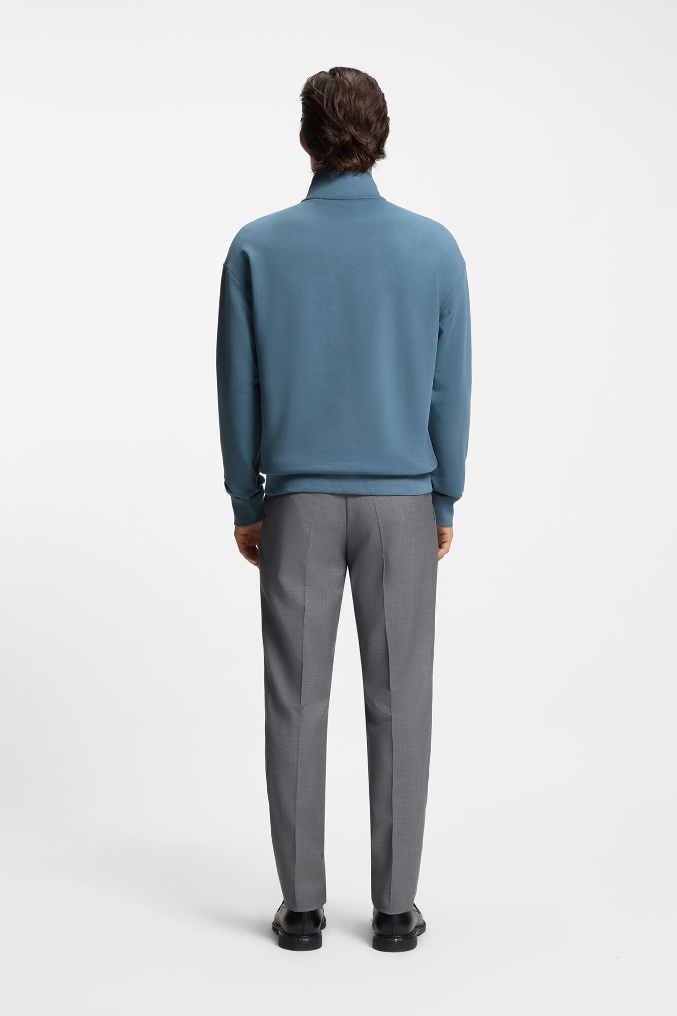 HUGO Sweatshirt with zip fastening Blue
