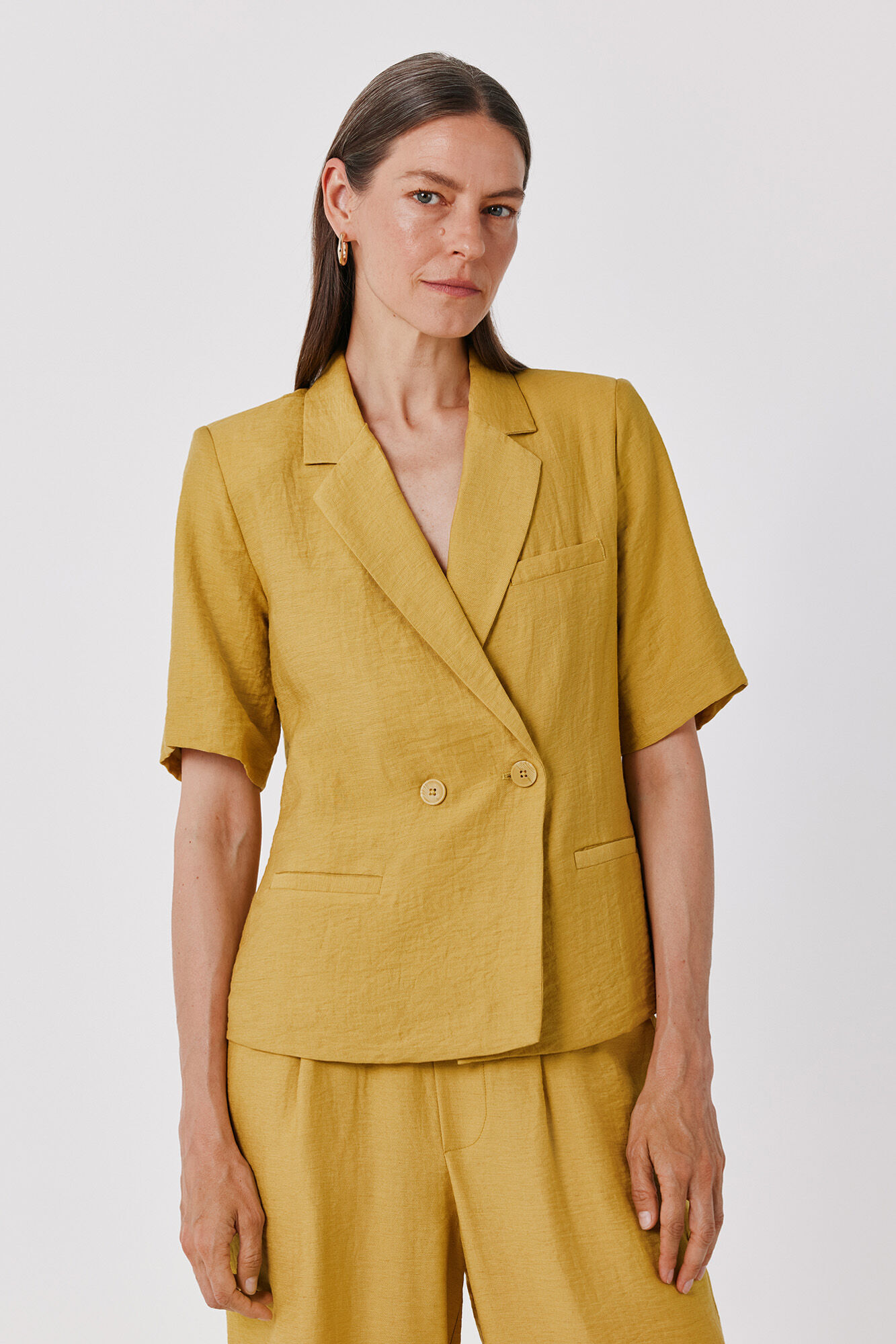 Cortefiel Women's short sleeve blazer