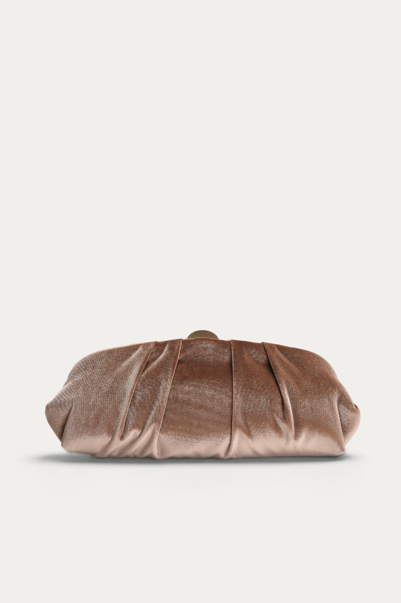 Azarey Velvet handbag Nude