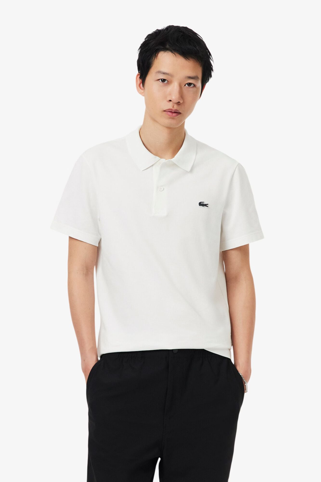 Lacoste Polo manga corta con bordado