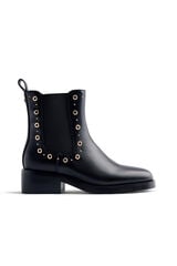 Gioseppo Botins Chelsea Halma com tachas e ilh&oacute;s Preto