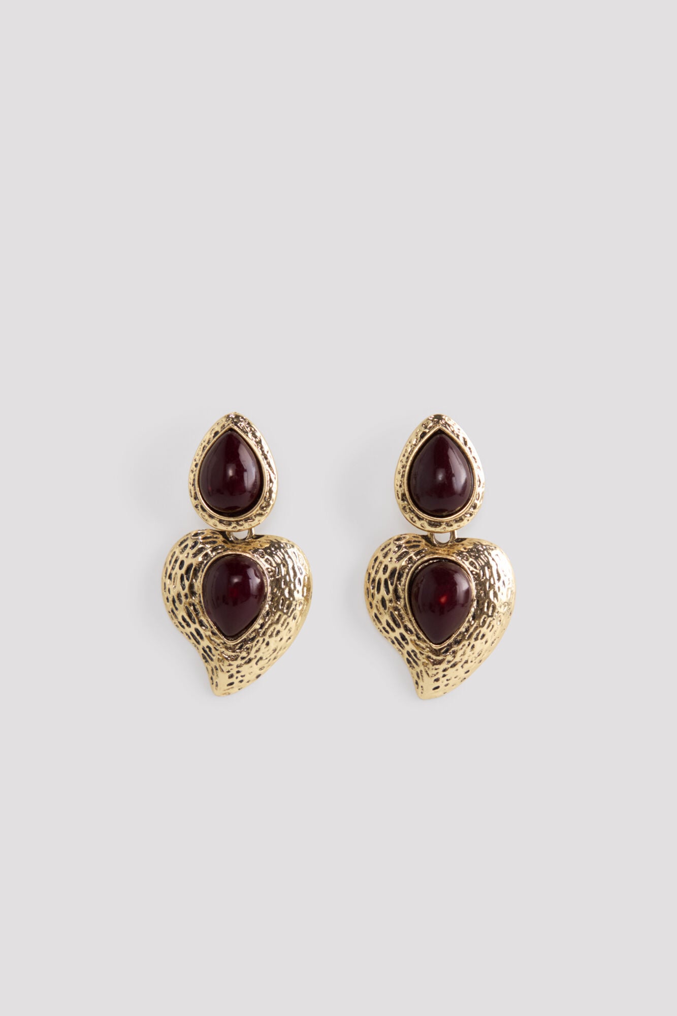 Cortefiel Heart earrings Gold
