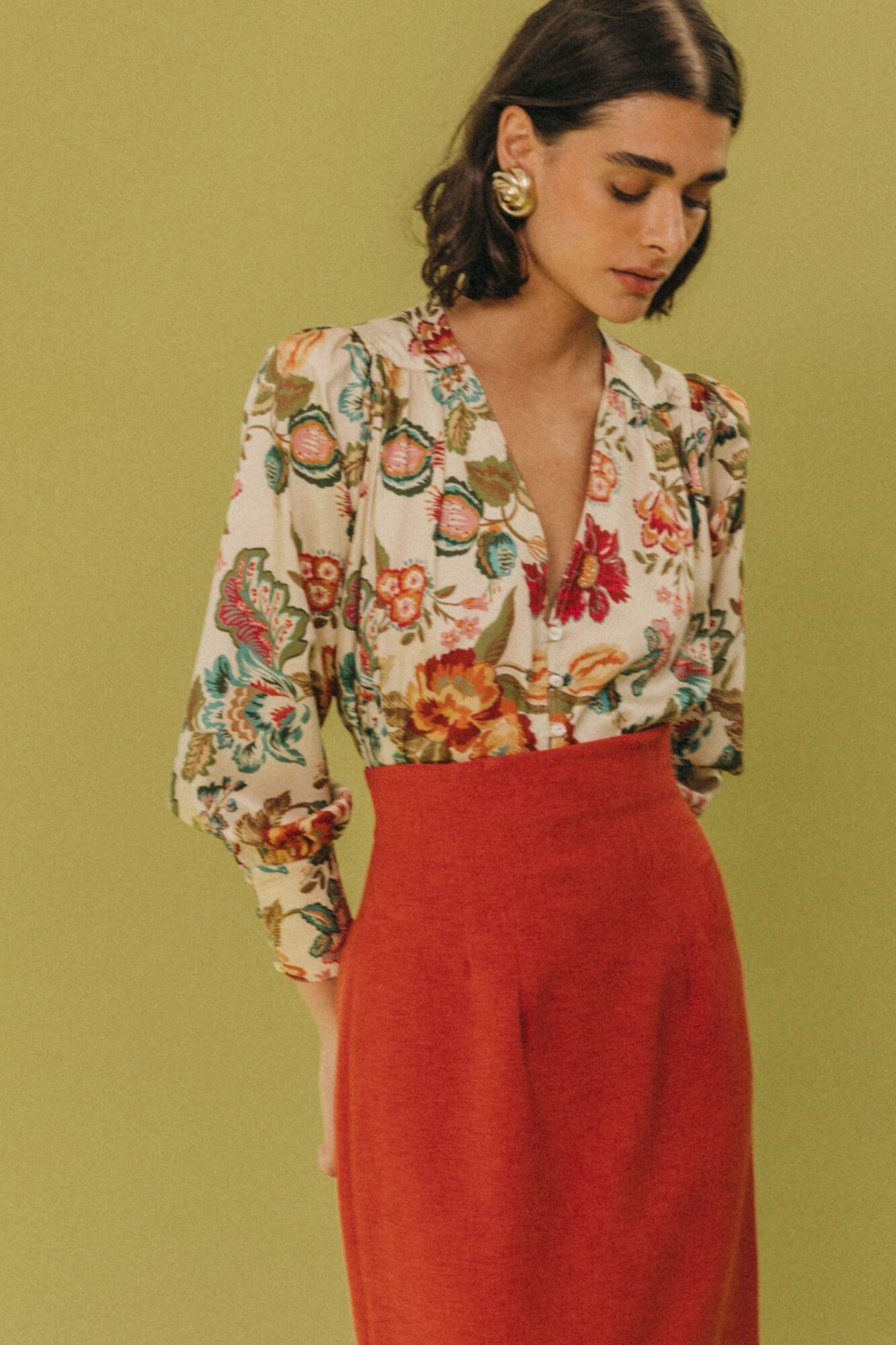 Cherubina Blusa Elowen Ecru