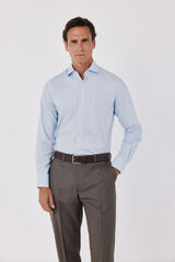 Cortefiel Otom&aacute;n slim fit easy iron dress shirt Blue