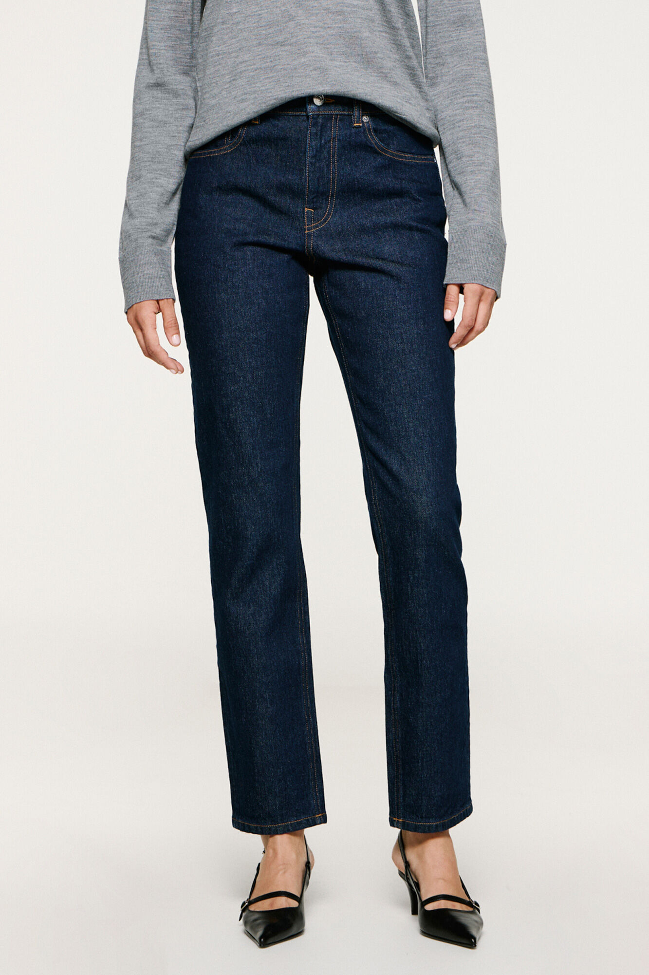 Selected Cal&ccedil;a cal&ccedil;a Slim Fit  Azul