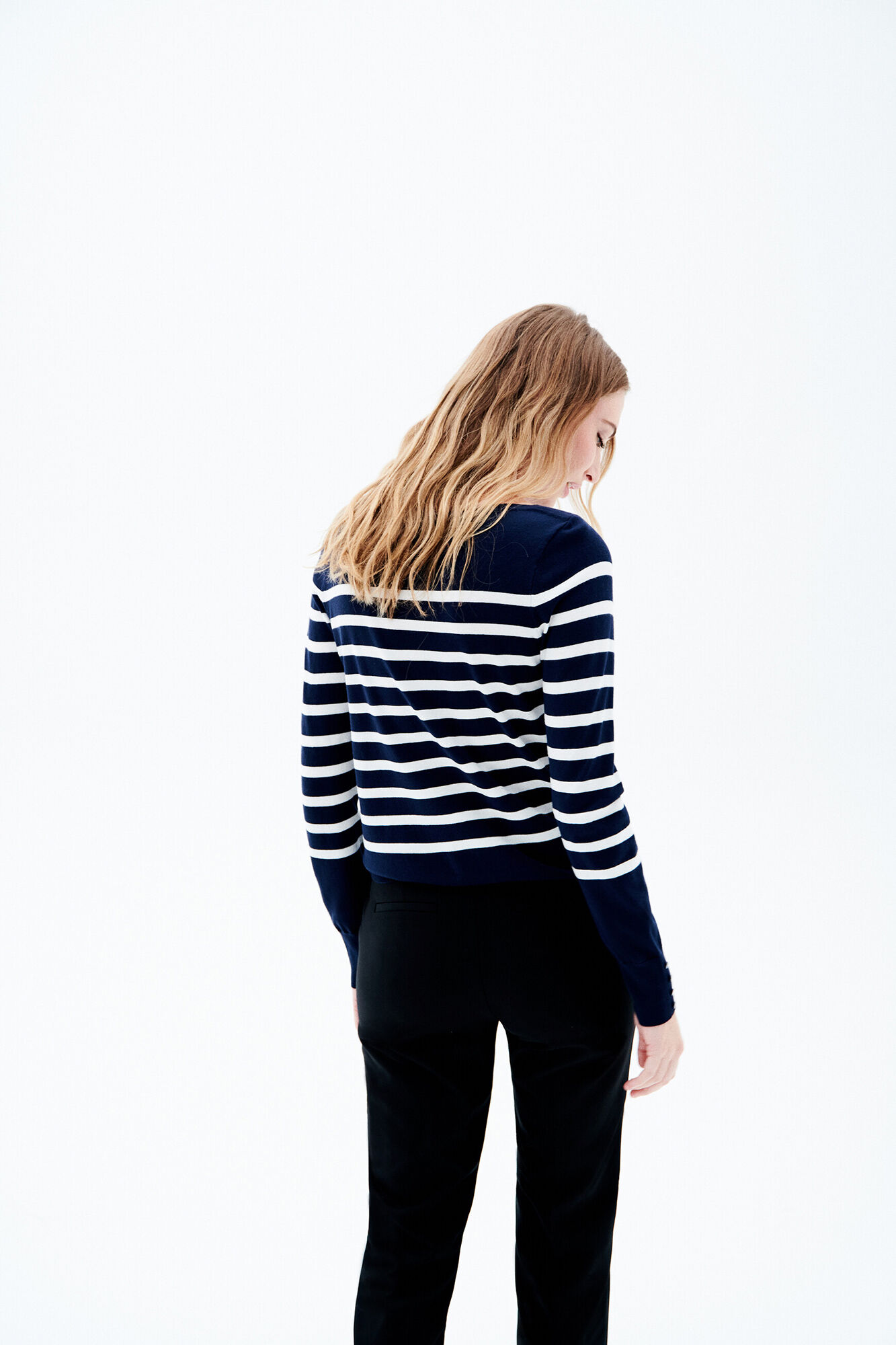 Caroll Camisola de gola redonda Azul