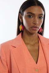 Lola Casademunt Brincos p&eacute;talas Multicolorido