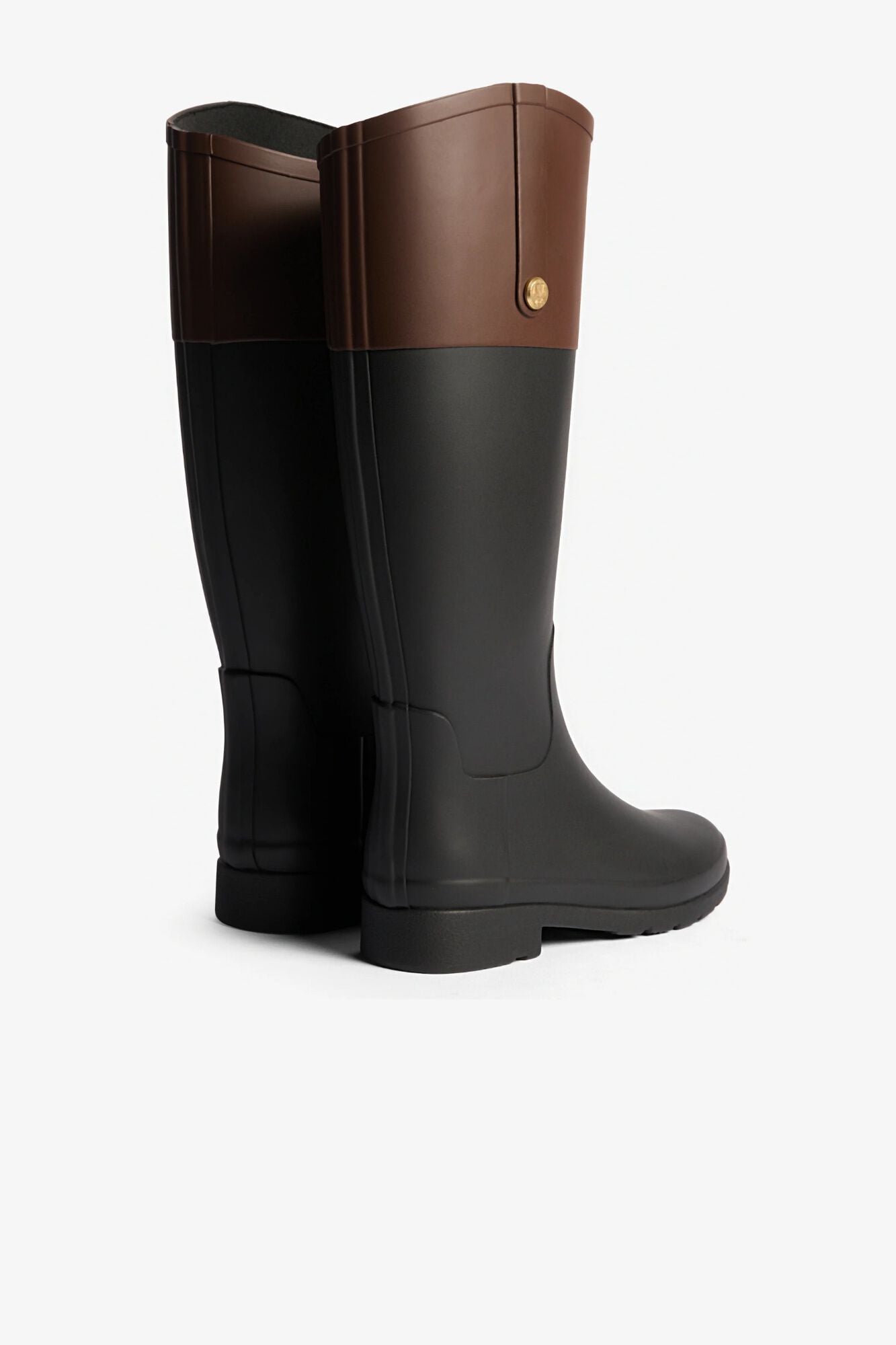 Hunter Refined trim riding boot Black