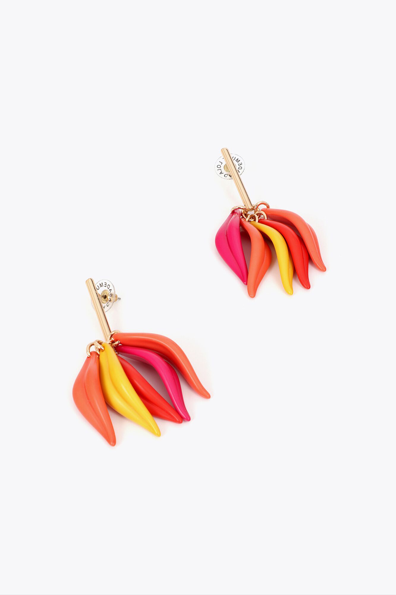 Lola Casademunt Brincos p&eacute;talas Multicolorido