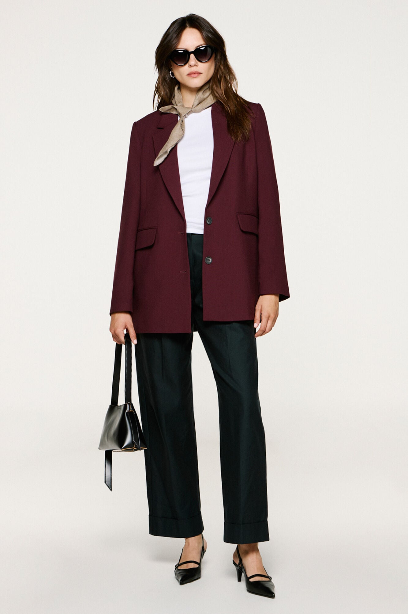 Selected Americana de traje fit relajado.