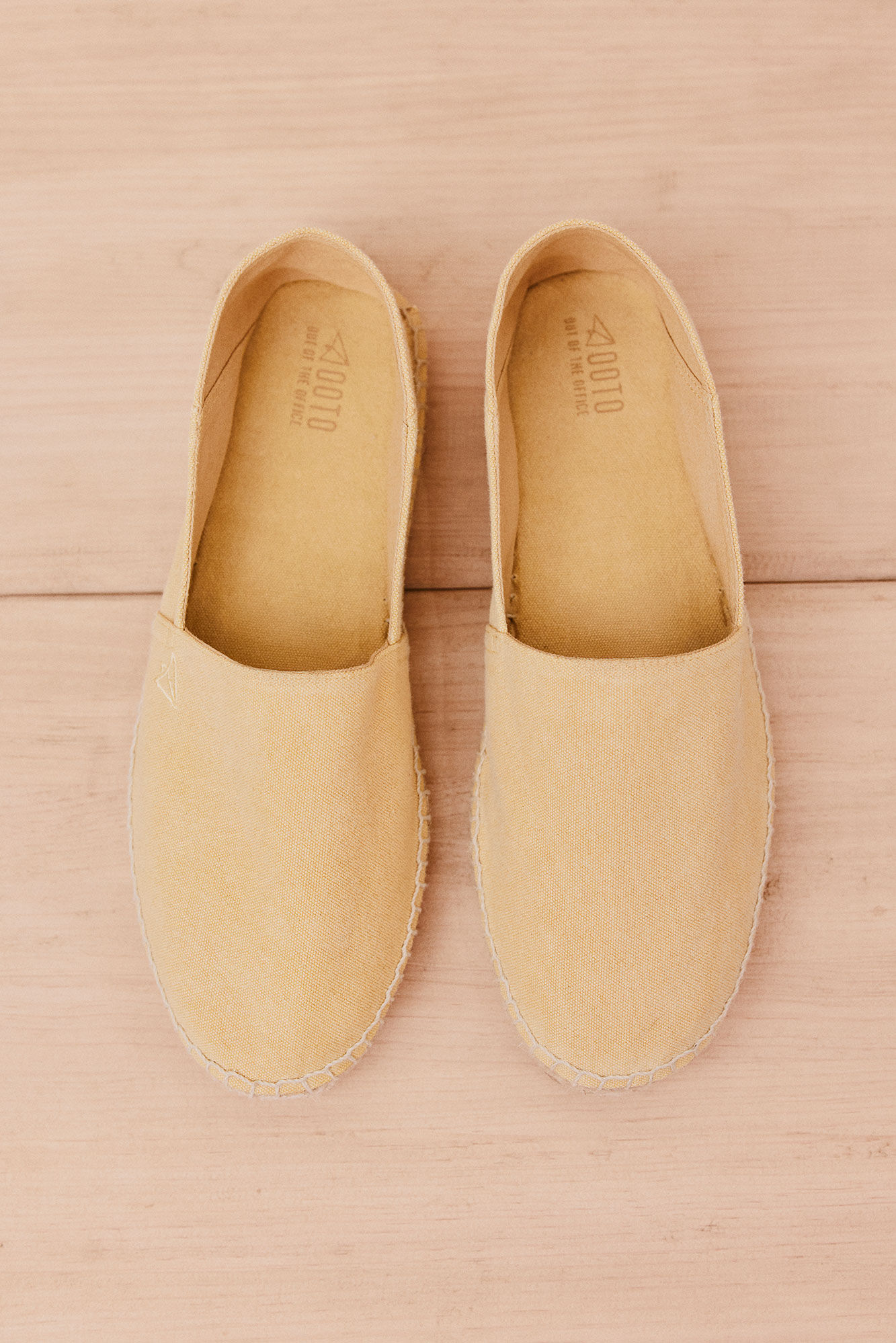 OOTO Fabric espadrille Gold