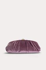 Azarey Velvet handbag Lilac