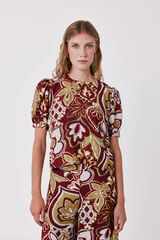 Cortefiel Printed blouse Multicolour