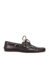 HUGO Sapatos n&aacute;uticos Castanho