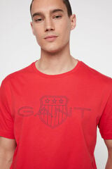 Gant Short-sleeved T-shirt Red