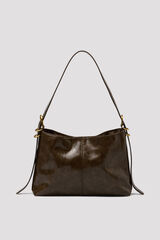 Cortefiel Buckle shopper bag Brown