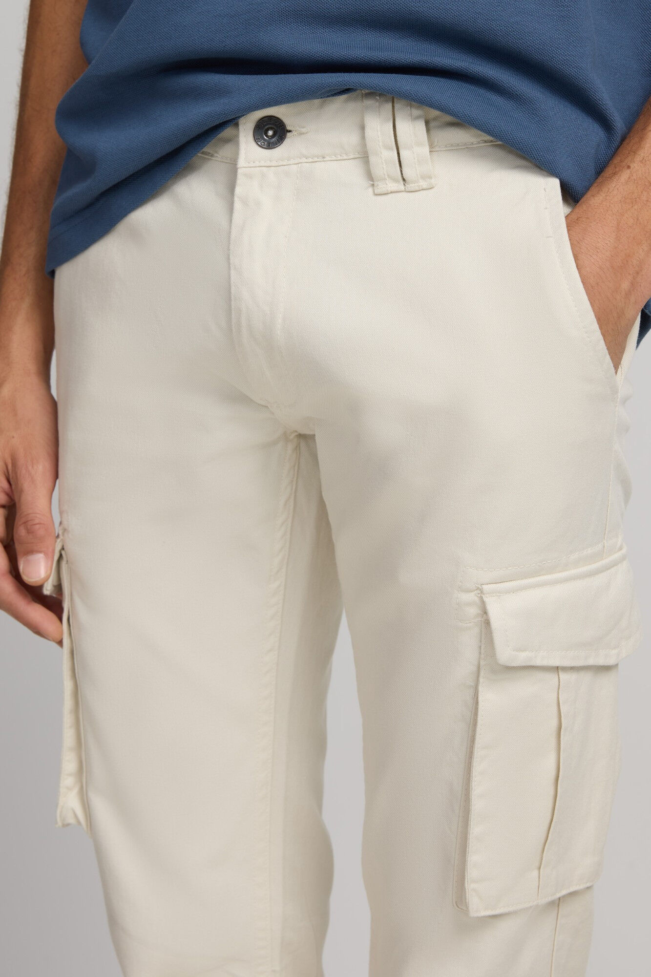 Silbon Cal&ccedil;a cargo esportiva casual Cinzento