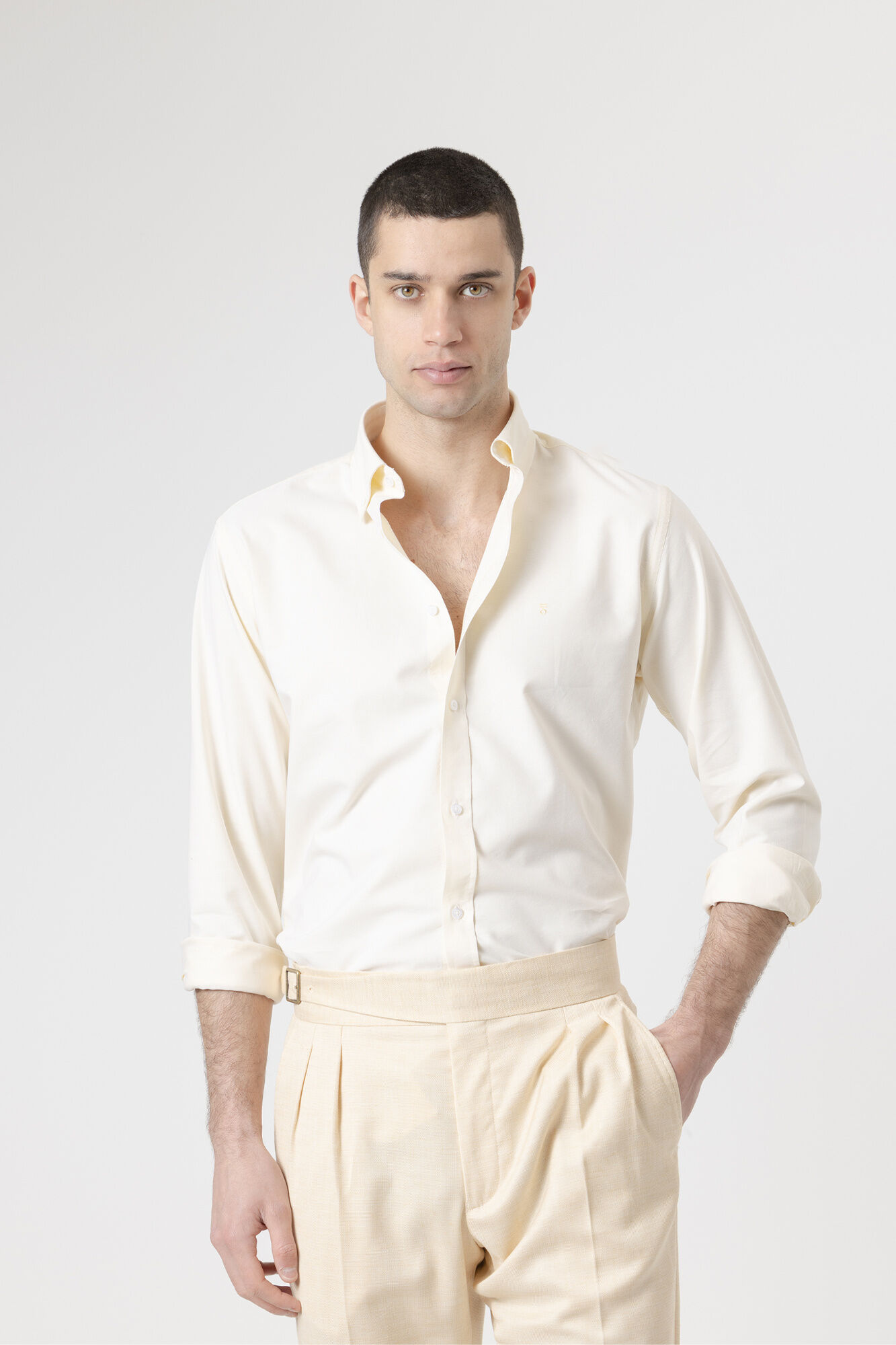 PuroEGO Cotton Oxford casual shirt