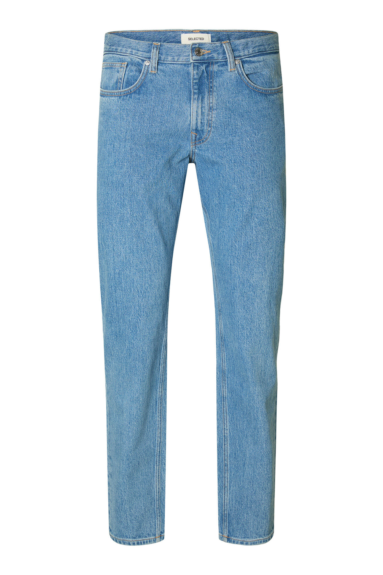 Selected Cal&ccedil;a cal&ccedil;a Slim Fit  Azul