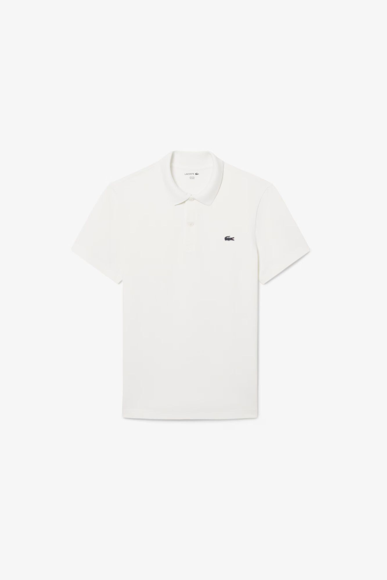 Lacoste Polo de manga curta com bordado Branco