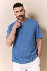 OOTO T-shirt lavada de manga curta Azul