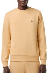 Lacoste Camisola de algod&atilde;o cardado com fit folgado Tostado