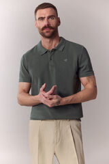 OOTO Piqu&eacute; basic polo shirt Kaki