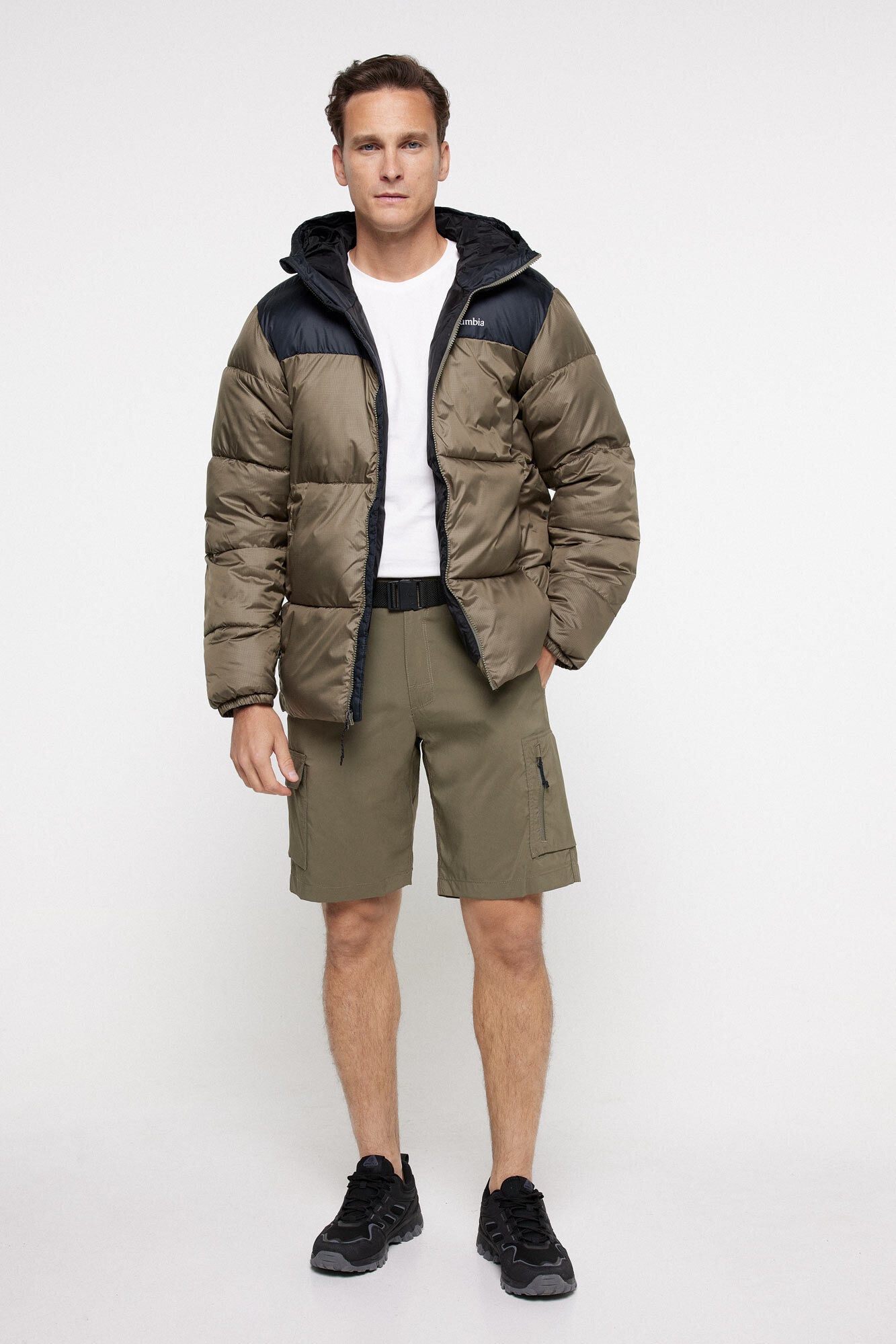 Columbia Shorts cargo utilit&aacute;rio Columbia Silver Ridge&trade;  Verde
