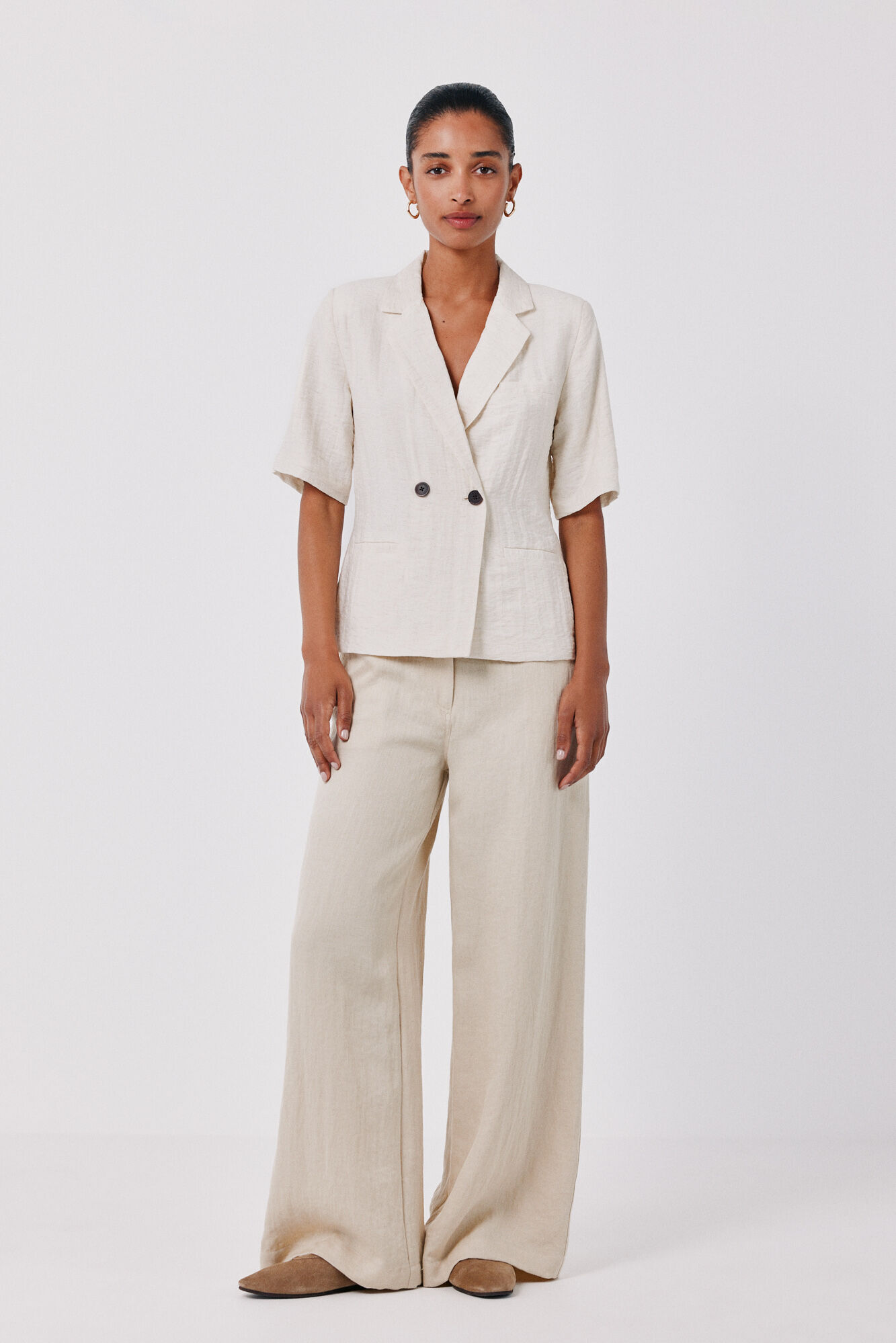 Cortefiel Women's short sleeve blazer