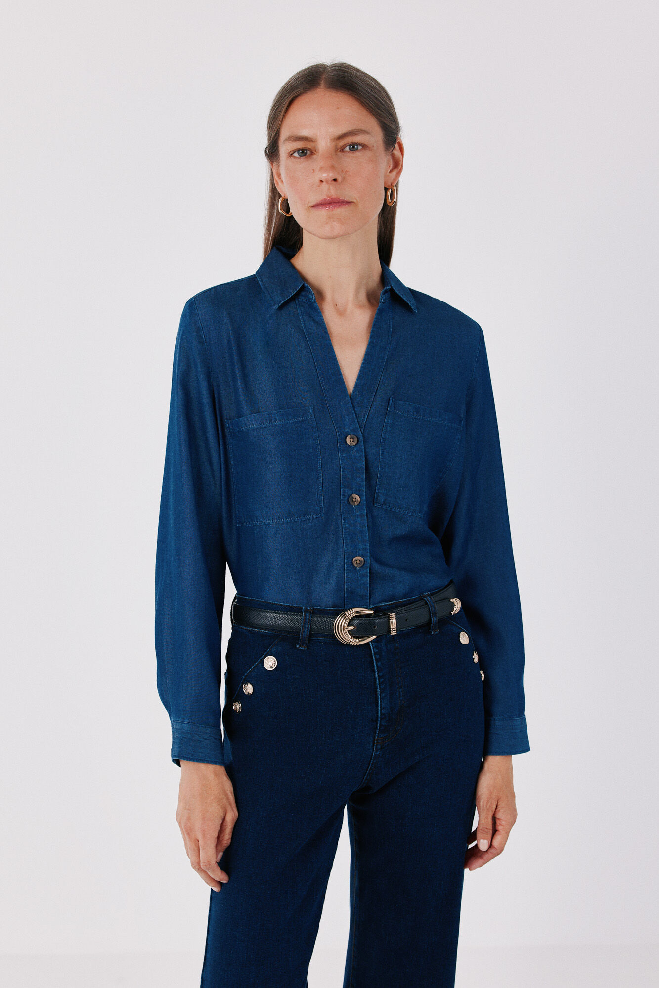 Cortefiel Tencel denim shirt