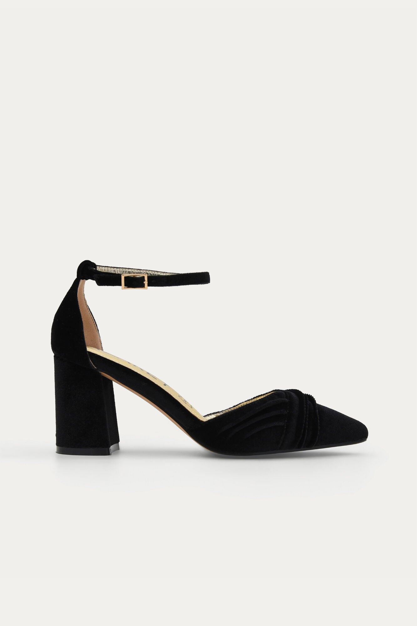 Azarey Zapato terciopelo puntera cerrada