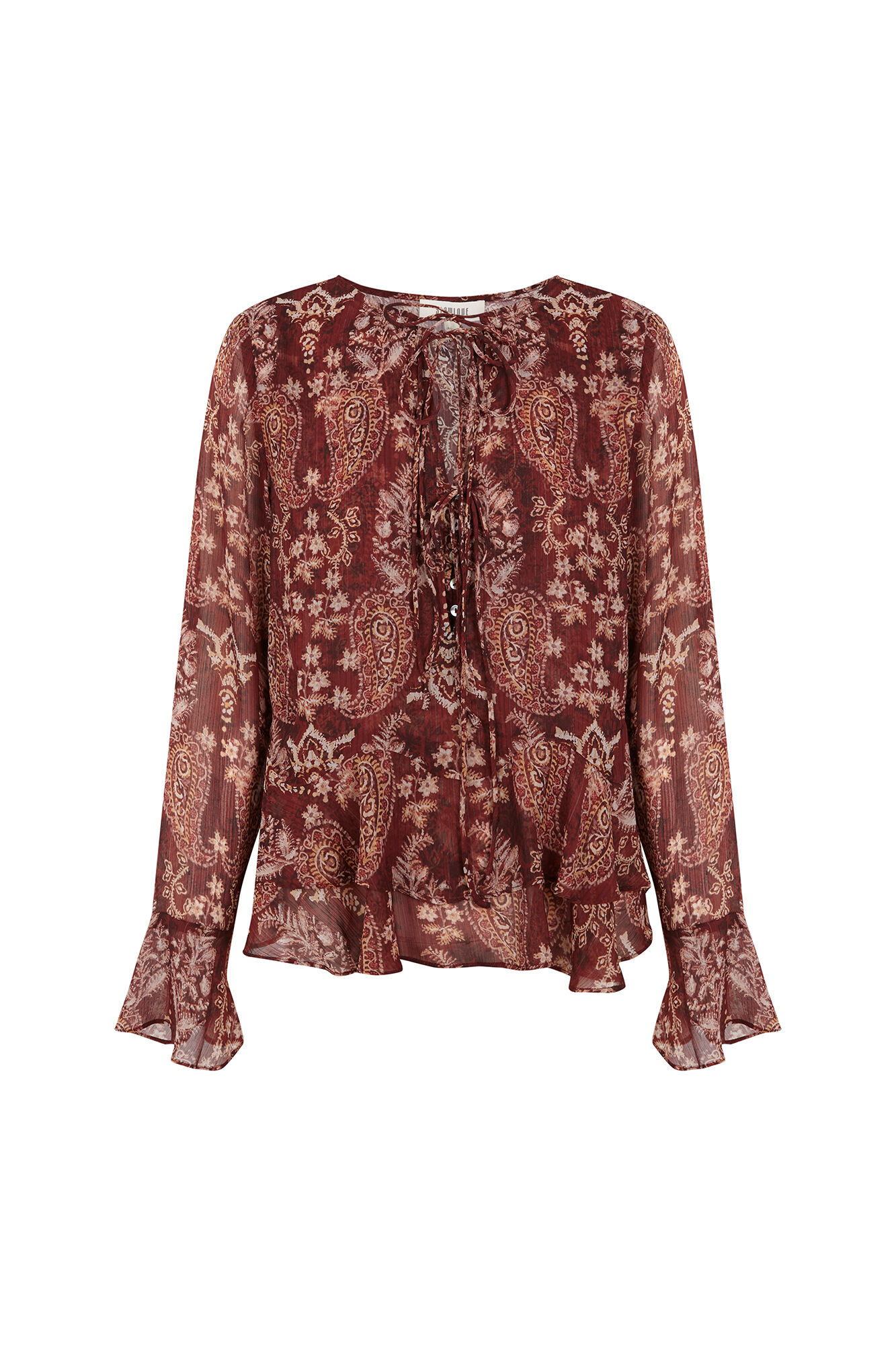 Slowlove Blusa estampada fluida Granada