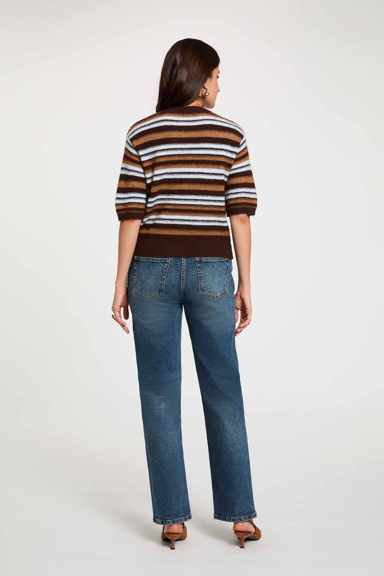 Morgan Jeans retos de cintura alta Azul