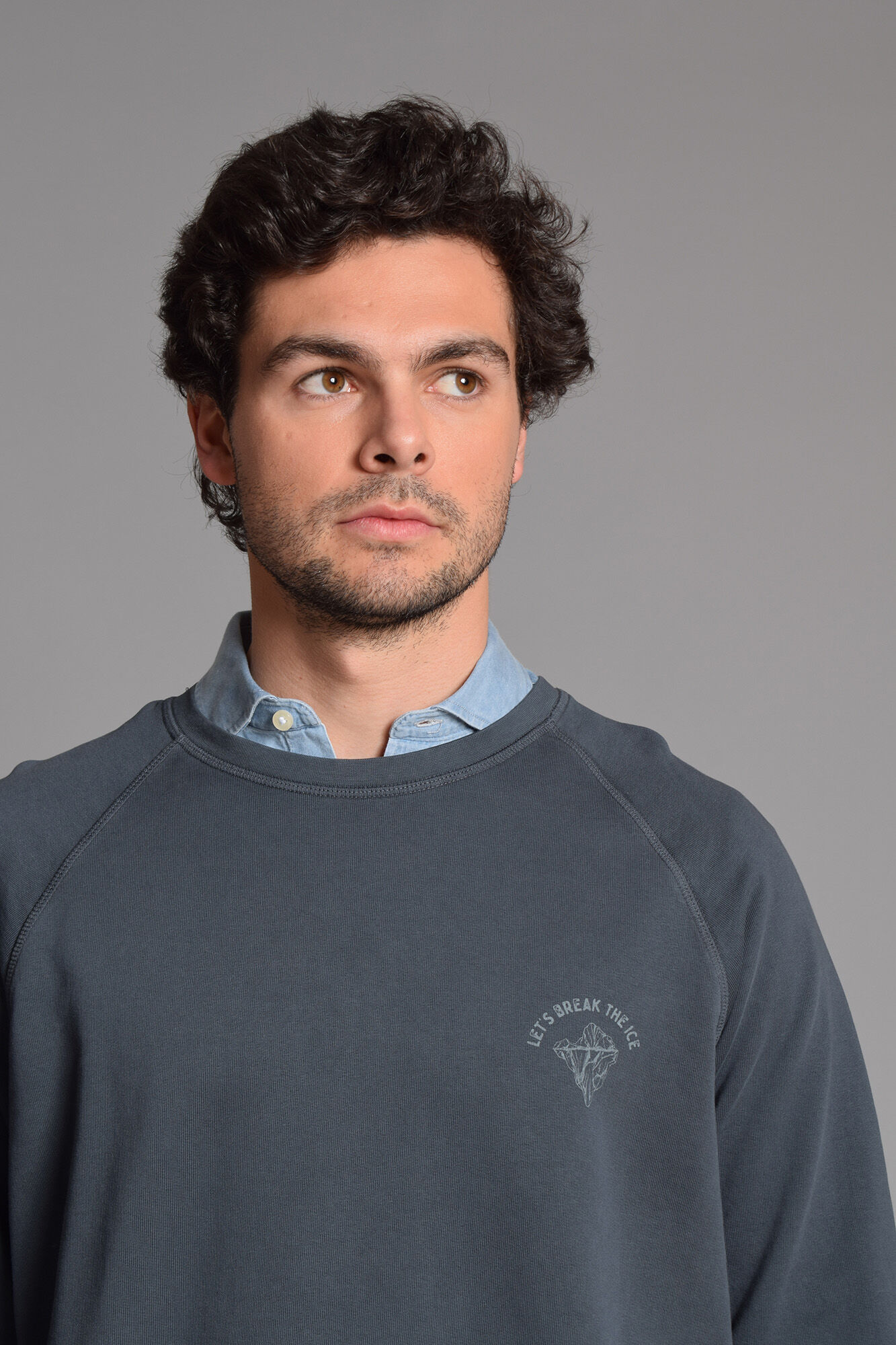 Cloking Washed Sweatshirt  Navy