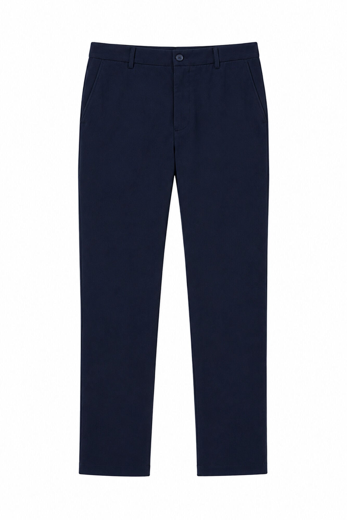 Cortefiel Comfortable elasticated tapered chinos Navy