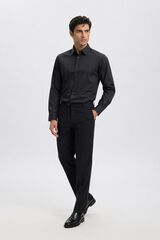 Selected Camisa de vestir slim fit Preto