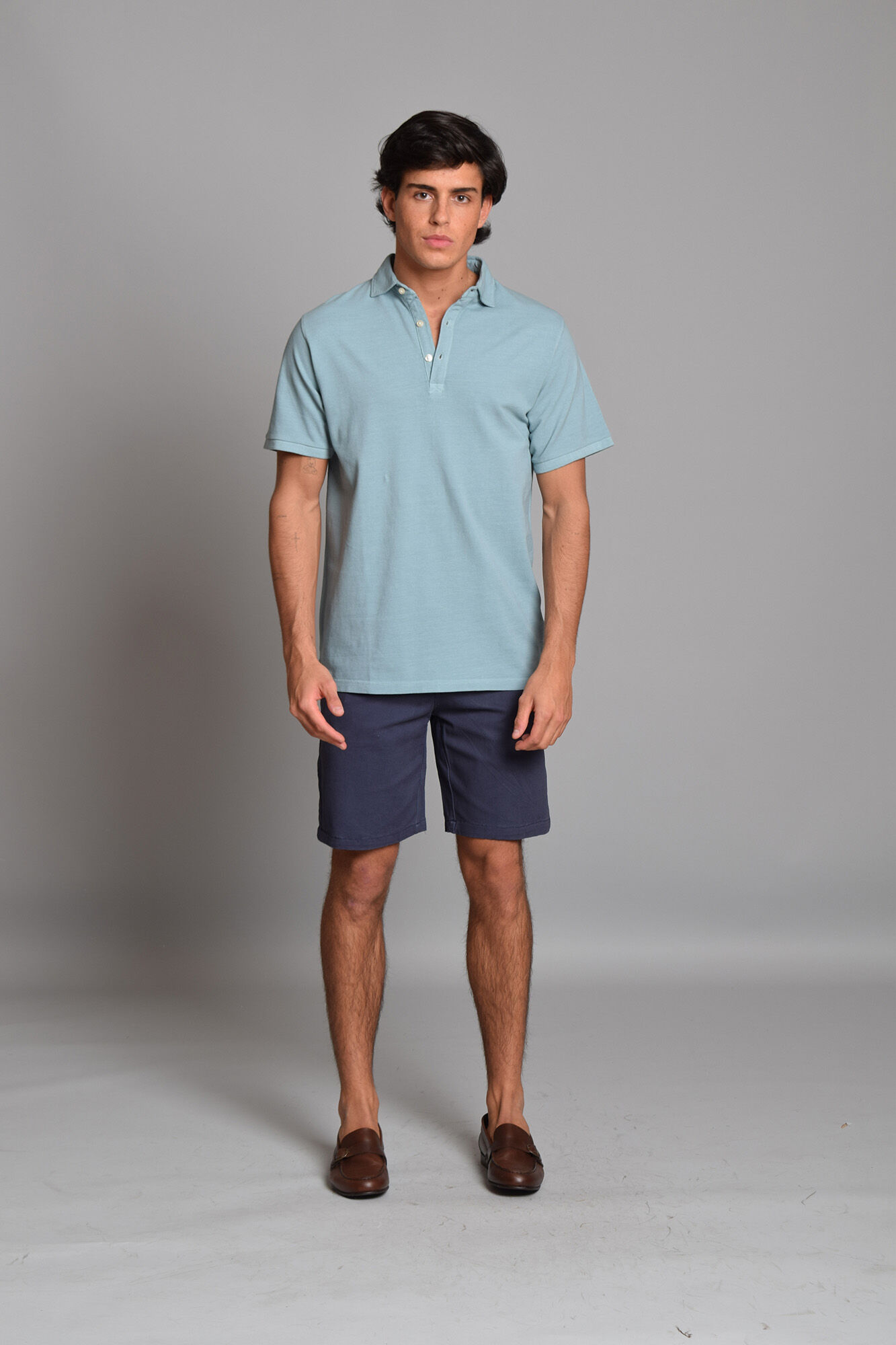 Cloking Bermuda fit casual Azul