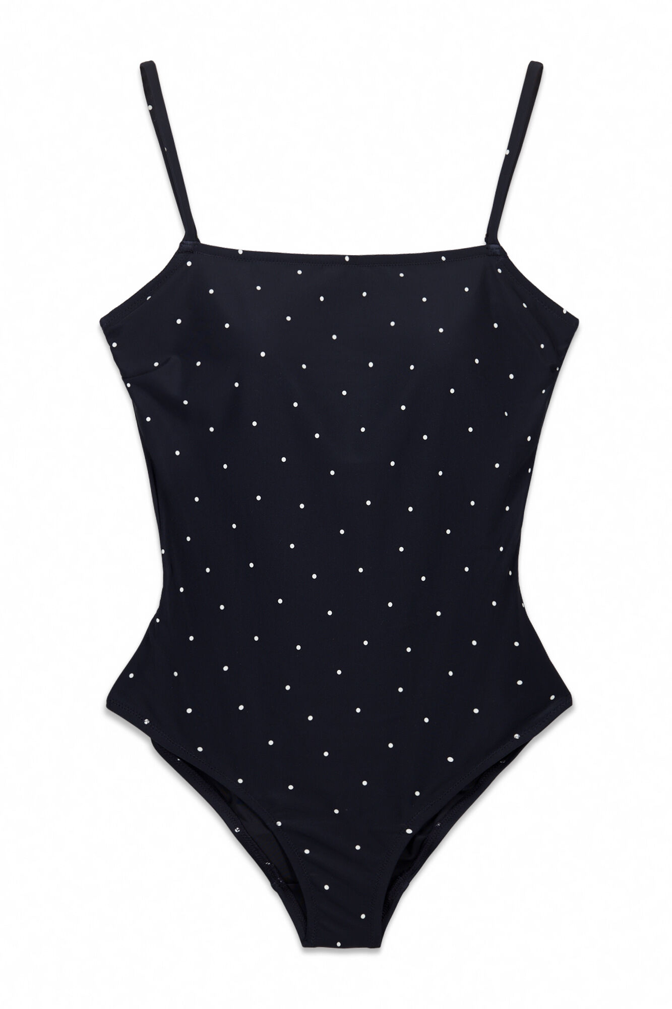 Cortefiel Square neck sculpting swimsuit Multicolour