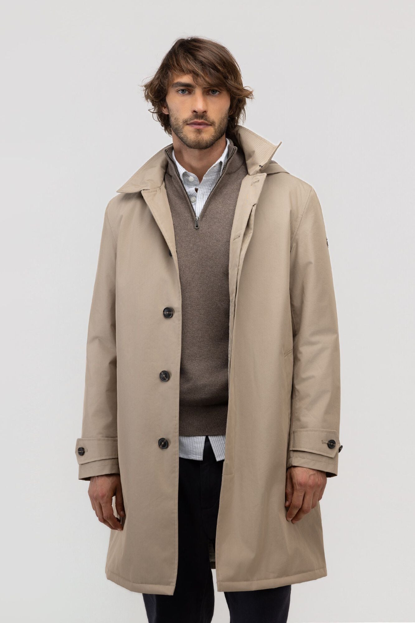 El Ganso Puffer trench Beige