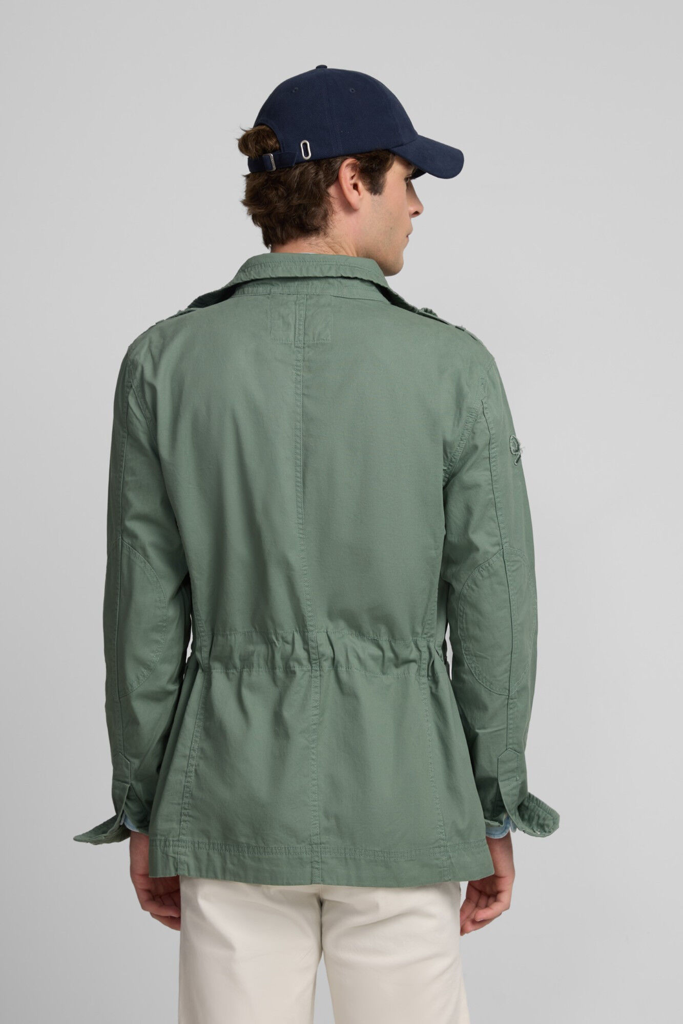 Silbon Parka tingida para vestimenta militar Verde