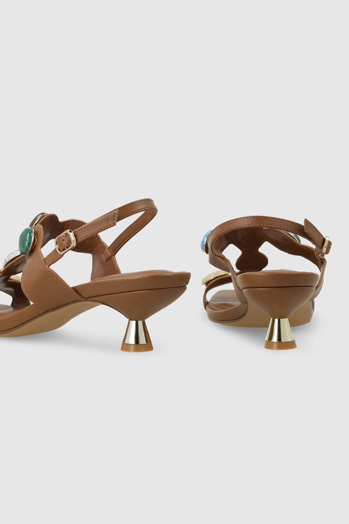 Lodi Faux leather sandals Brown