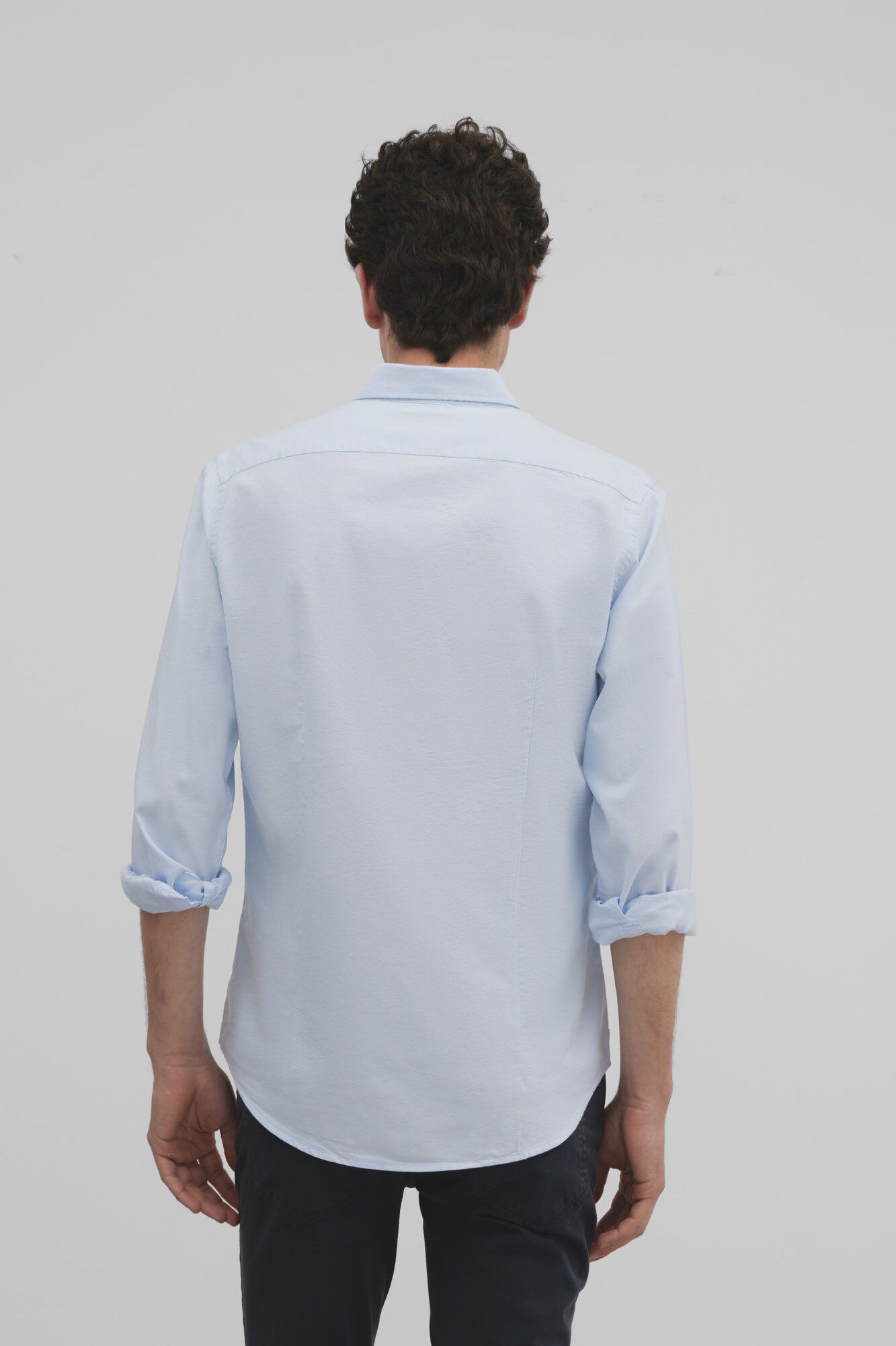 Silbon Camisa sport oxford  Azul
