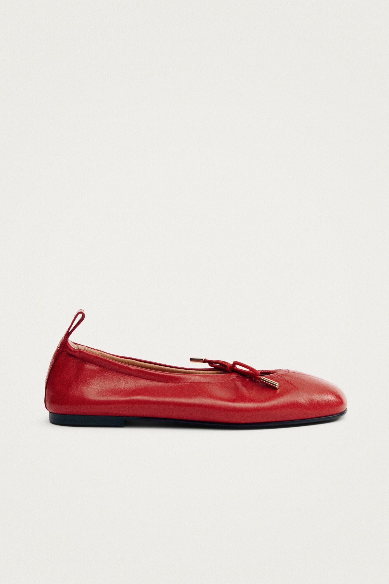 Alohas Sabrinas de couro Rosalind Vermelho