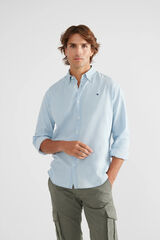 Silbon Camisa sport denim  Azul