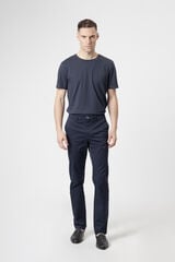PuroEGO Cotton slim fit chinos Navy