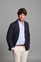 Cloking Blazer Casual Azul