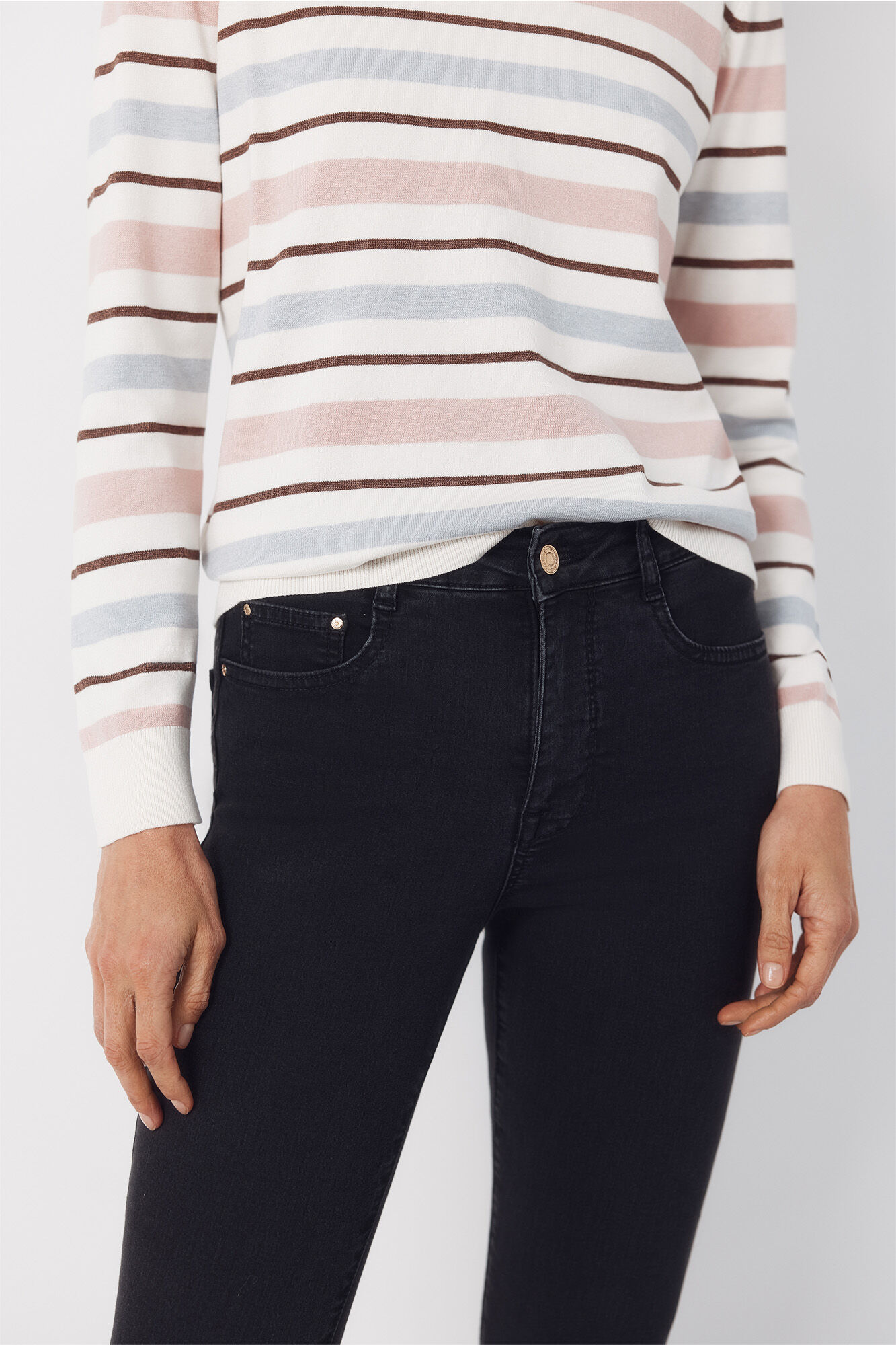 Cortefiel Jeans Sensational Pitillo Negro