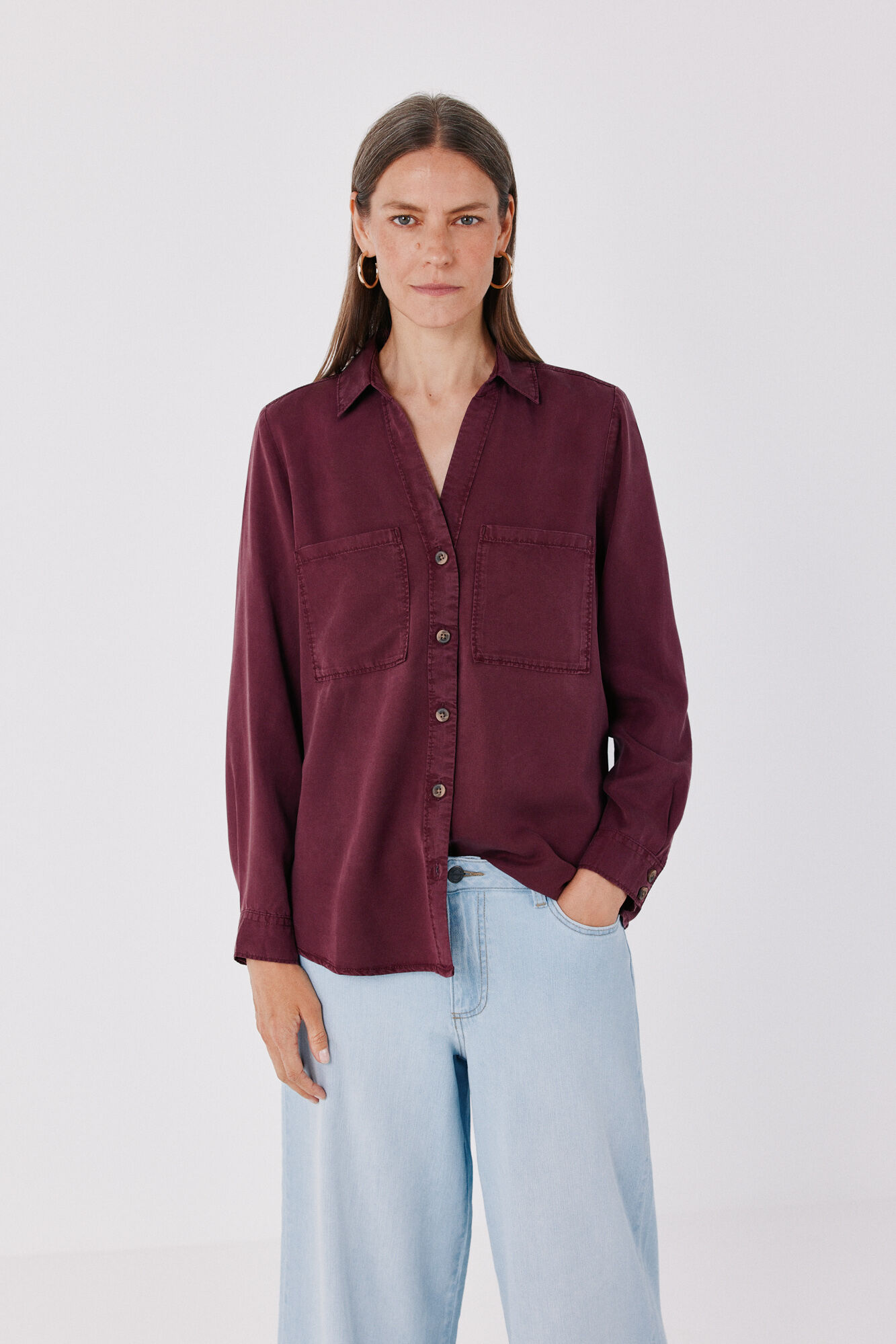 Cortefiel Tencel denim shirt