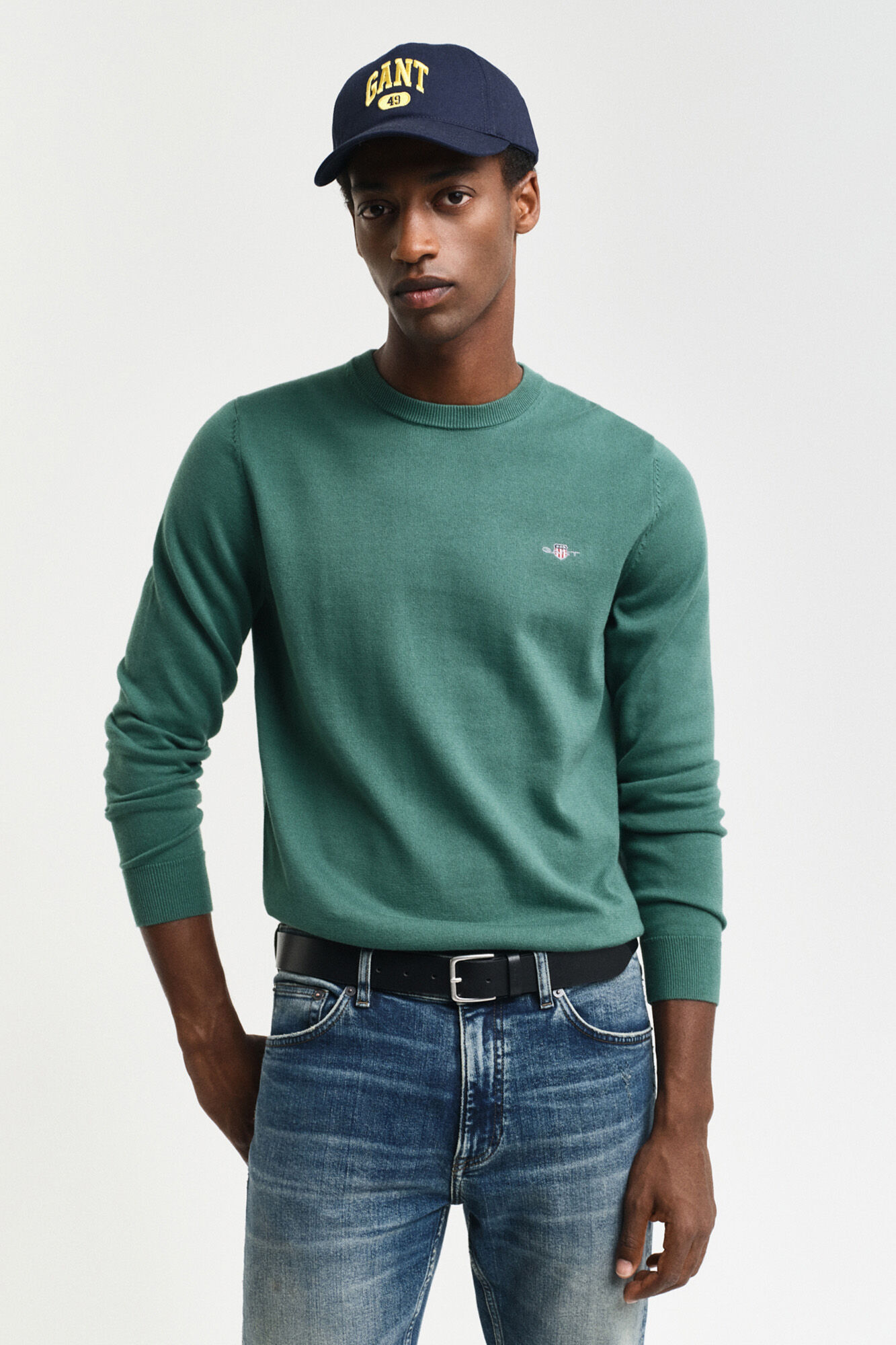 Gant Cotton classic jumper Green