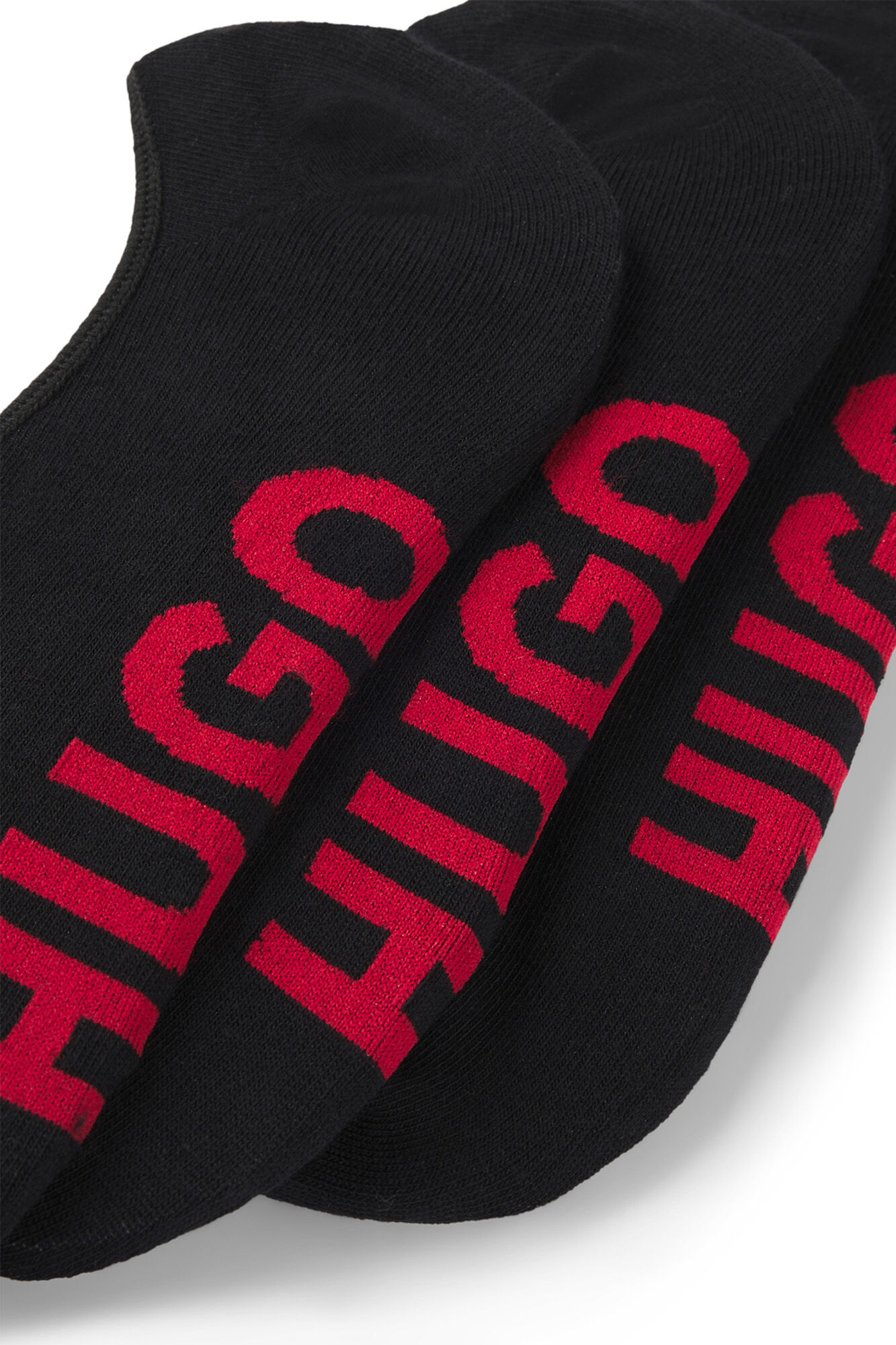 HUGO Pack three socks Black